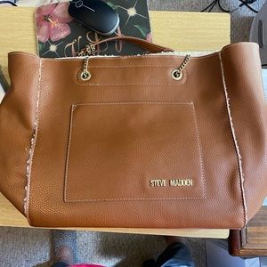 Large Steve Madden brown shoulder bag